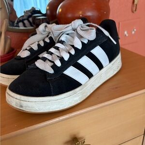 Adidas Campus Classic Black and White Trainers